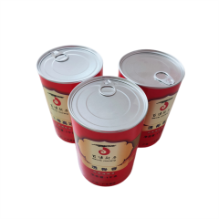 Custom Fruit and vegetable Paper cans packaging cylinders cardboard box with lid paper tube sealing