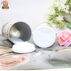 Recyclable Salt Sugar Canisters paper spice salt packaging With Customized Printing with shaker lid