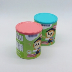 Custom Food Grade Paper Can Composite Tube Screw Lid Airtight Paper Composite Can