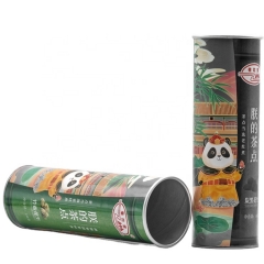 Round Kraft Paper Tube Packaging Custom Potato Chips Chips Aluminum Foil Packaging