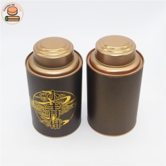 Biodegradable Food Grade Round Cardboard Tea Cylinder Packaging Paper Tube With Aluminum Foil Lining