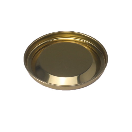Removable top metal tinplate lid / cap /plug for paper tube