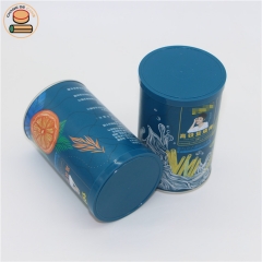 100% biodegradable paper tube container for pet collagen protein powder packaging