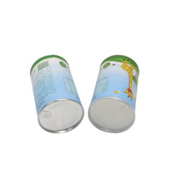 Biodegradable Airtight Food Grade Paper Rigid Tube Salt Packaging Cardboard Containers