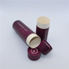 Round Cylinder Gift Box Tube Packaging Tea Biodegradable Cardboard Tube Packaging Paper Tube For Bottle