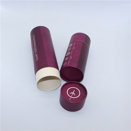 Round Cylinder Gift Box Tube Packaging Tea Biodegradable Cardboard Tube Packaging Paper Tube For Bottle