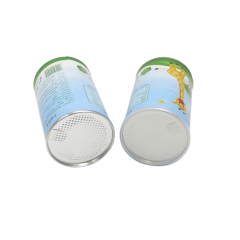 Aluminum Foil Inside Food Grade Paper Cylinder Box Packaging With Airtight System