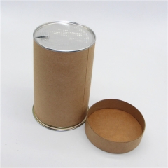 Custom Design Food Grade Cardboard Tube Paper Cylinder Packaging For Coffee Bean