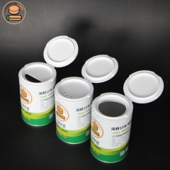 Eco Friendly spice Packaging kraft Paper tube containers Cocoa powder cardboard Cylinder Packaging