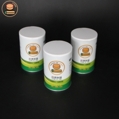 Eco Friendly spice Packaging kraft Paper tube containers Cocoa powder cardboard Cylinder Packaging