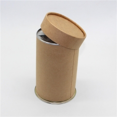 Biodegradable Food Grade Tea Canister Paper Tube Round Cans for Tea Bag Coffee Powder Package