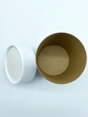 custom biodegradable cylinder food grade paper tube container coffee tea packaging box