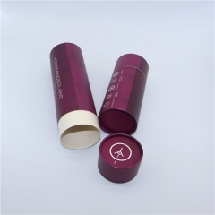 Custom paper cylindrical box essential oil deodorant container tube