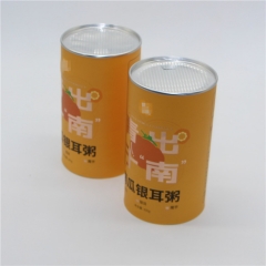 Custom tea paper tube food powder packaging round paper box