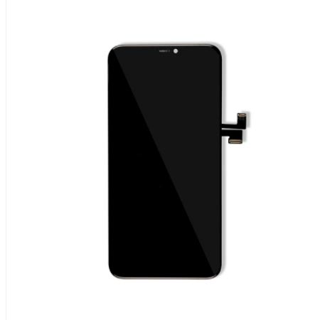 Para Apple iPhone 11 Pro Max Pantalla OLED y ensamblaje de digitalizador de pantalla táctil con reemplazo de marco - Negro - Ori