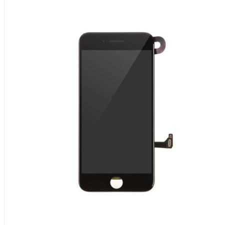 Para Apple iPhone 7 Pantalla LCD y ensamblaje de digitalizador con marco y reemplazo de piezas pequeñas (sin botón de inicio) - Negro - Ori