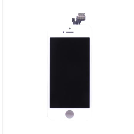 Para Apple iPhone 5 Pantalla LCD y ensamblaje de digitalizador con reemplazo de marco - Blanco - IVO