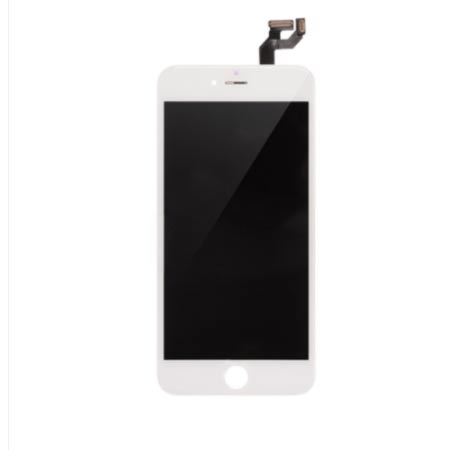 Para Apple iPhone 6S Plus pantalla LCD y digitalizador de montaje con reemplazo de marco - Blanco / Negro - IVO