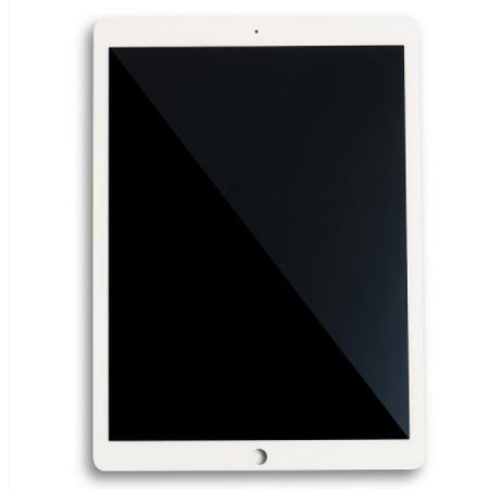 Para Apple iPad Pro 12.9 "(1.a generación) Pantalla y ensamblaje de digitalizador de pantalla táctil con reemplazo de cable flexible de inactividad - Blanco - Ori