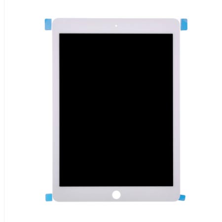 Para Apple iPad Air 2 Pantalla LCD y ensamblaje de digitalizador de pantalla táctil con reemplazo de cable flexible de latencia - Blanco - Ori