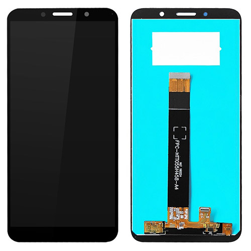 Para Moto E6 Play / Moto XT2029 LCD Display Touch Screen Digitizer Assembly -negro - Ori