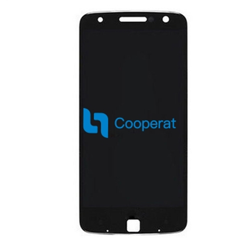 Adecuado para el reemplazo de la pantalla LCD y los componentes del digitalizador Moto Z XT1650-negro -ori