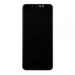 Para Xiaomi Redmi Note6 / Note 6 pro Pantalla LCD Montaje de digitalizador con pantalla táctil con marco-Negro-Ori