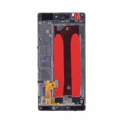 Para Huawei Ascend P8 Pantalla LCD y montaje del digitalizador con reemplazo de marco - Negro - Ori