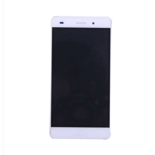 For Huawei Ascend P8 Lite LCD Screen and Digitizer Assembly with Frame Replacement - White - Ori