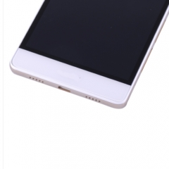 Para Huawei Ascend P8 Lite Conjunto de pantalla LCD y digitalizador con reemplazo de marco - Blanco - Ori