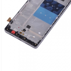 Para Huawei Ascend P8 Lite Conjunto de pantalla LCD y digitalizador con reemplazo de marco - Negro - Ori