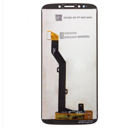 Para moto E5 XT1944 Pantalla LCD Digitalizador de pantalla táctil Ensamblaje-NEGRO