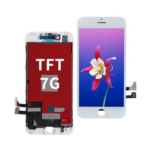 Para Apple iPhone 7 Plus Pantalla LCD y ensamblaje de digitalizador con reemplazo de marco - Negro - TFT