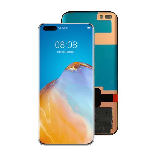 Para Huawei P40 Pro Pantalla LCD y Reemplazo del ensamblaje del digitalizador de pantalla táctil - Negro - Ori