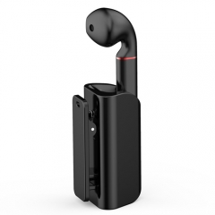 K60 Business Clip-on Lavalier Bluetooth Headset Hands-free Call Stereo Earphone