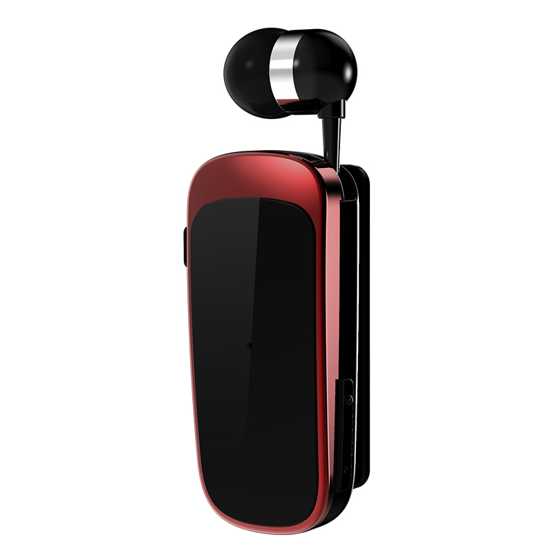 K52 Retractable Wireless Bluetooth Headset Business Headphone Clip