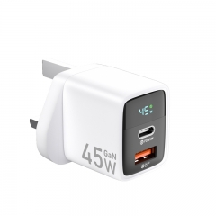 45W Power Display GaN Charger