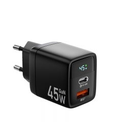 45W Power Display GaN Charger