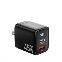 45W Power Display GaN Charger