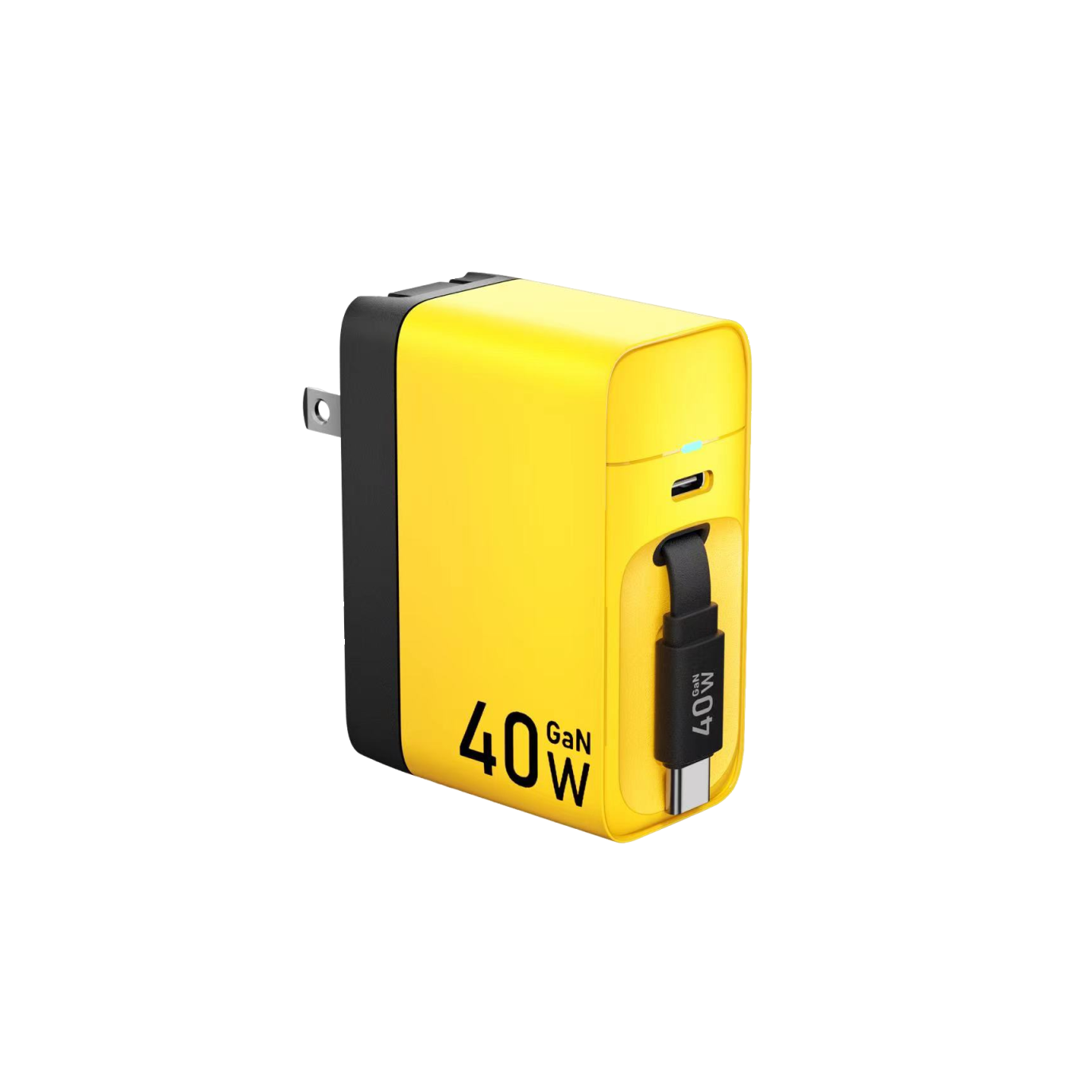 40W GaN Charger with Cable,Charging Accessories