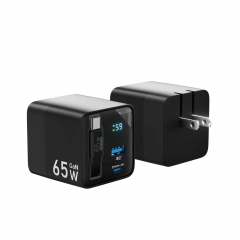 65W GaN Charger with Build-in Cable