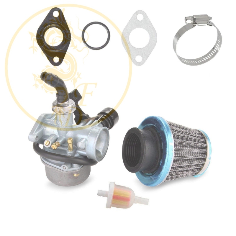 ATV Carburetor PZ19 with Fuel Filter and 35mm Air Filter for 50cc 70cc 80cc 90cc 110cc 125cc ATV Dirt Pit Bike Taotao Honda CRF