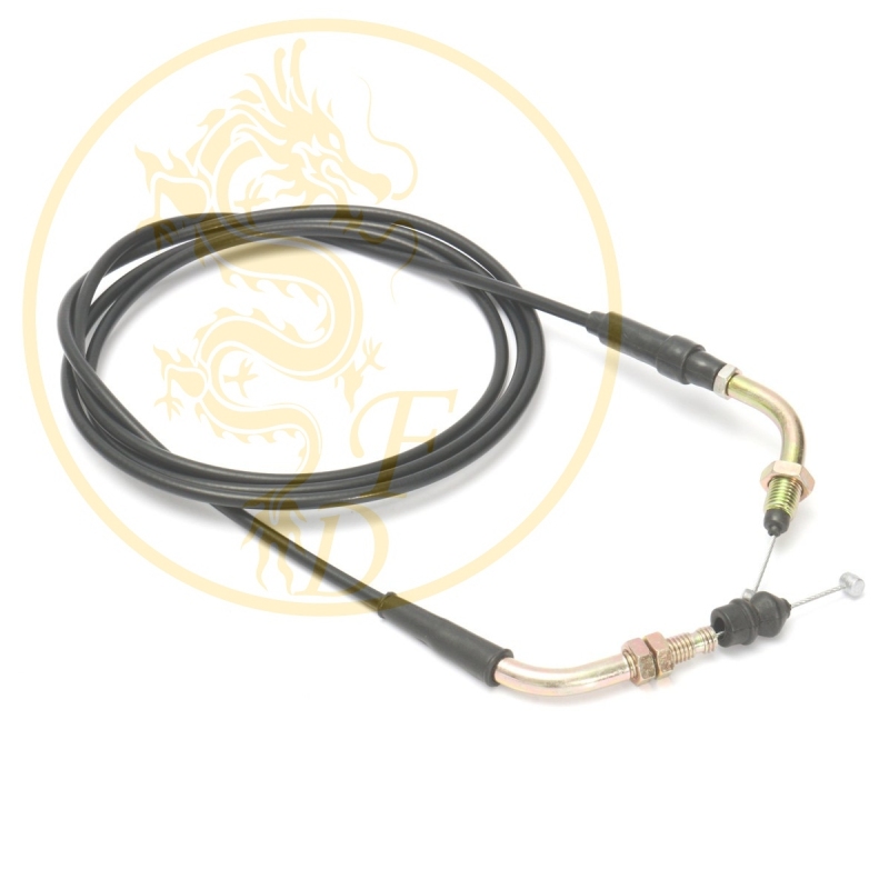 Throttle Cable For 139Qmb Gy6 50cc Chinese Scooter Moped Bent Ends