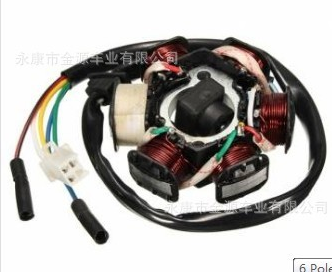 6-Coil Magneto Stator for GY6 49cc 50cc ATV