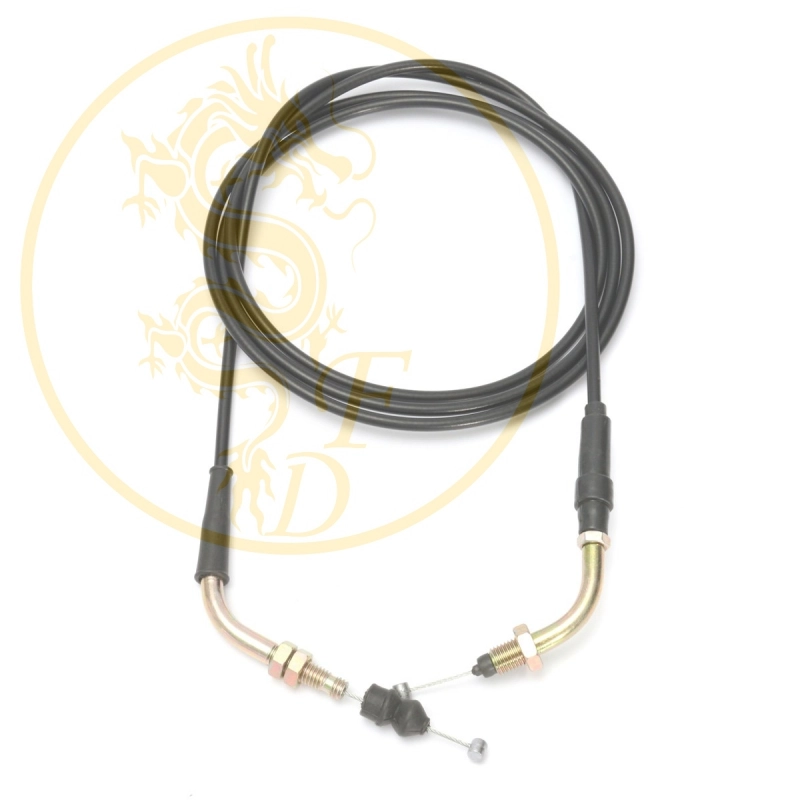 Throttle Cable For 139Qmb Gy6 50cc Chinese Scooter Moped Bent Ends