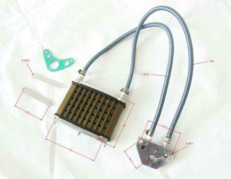 Oil Cooler Cooling Radiator For 50cc 70cc 90cc 110cc 125cc Dirt Pit Bike ATV (four color)