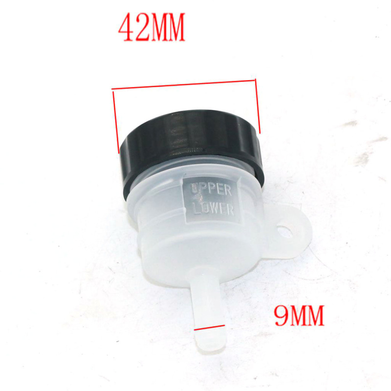 Plastic Universal Rear Brake Fluid Reservoir Oil Cup Fit for Honda Yamaha Kawasaki KTM