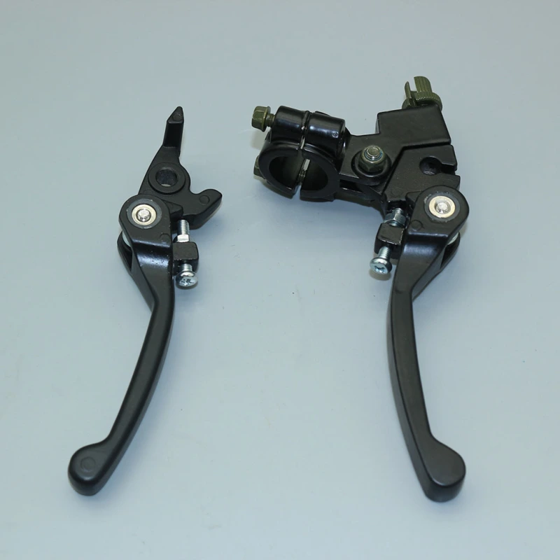 7/8&quot; FOLDING BRAKE CLUTCH LEVER SET SDG SSR 70 110 107 125 PIT BIKE