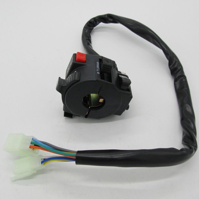 12 Wire 5 Function Handle Control Switch Assembly With Choke Lever For Chinese Quad 4 Wheeler ATV 110cc 125cc 150cc 200cc 250cc