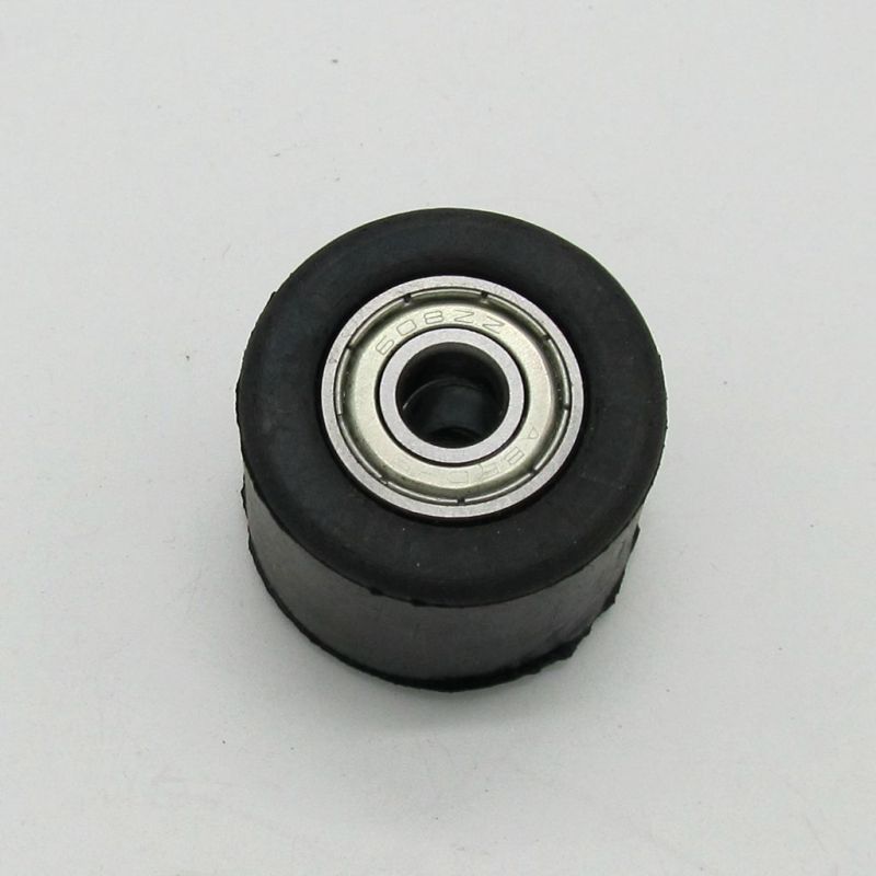 8mm Motorcycle Dirt Bike Chain Roller Tensioner Pulley Wheel Guide Black AP